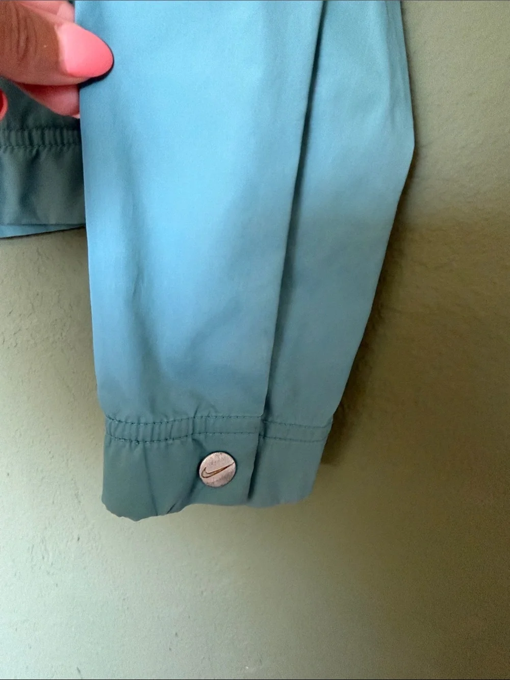 Nike Women's Teal & Navy Bomber windbreaker Jacket
